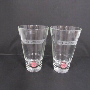 Jameson 5 1/4 Inch Whiskey Glasses Cocktail Tumblers Lot of 2